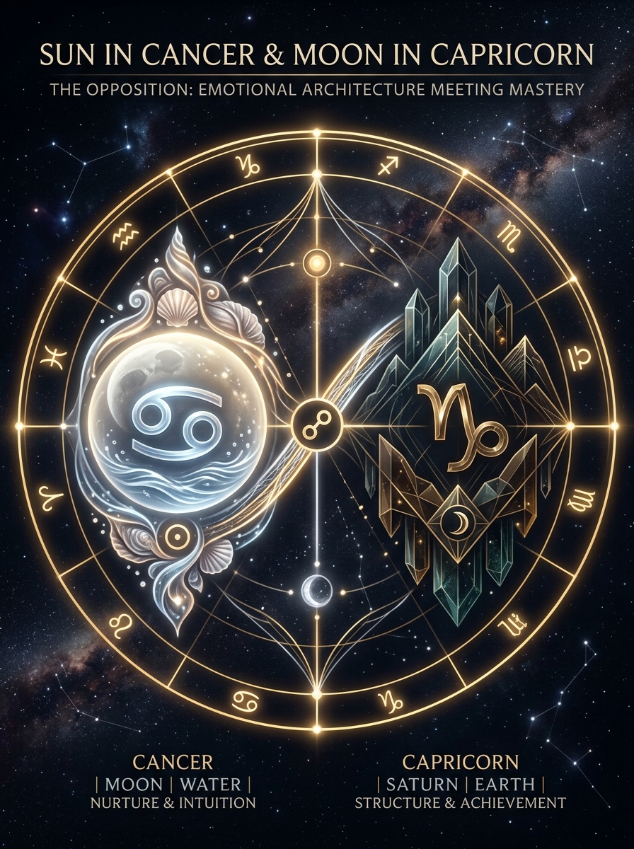 Sun in Cancer, Moon in Capricorn: The Architecture of the Soul