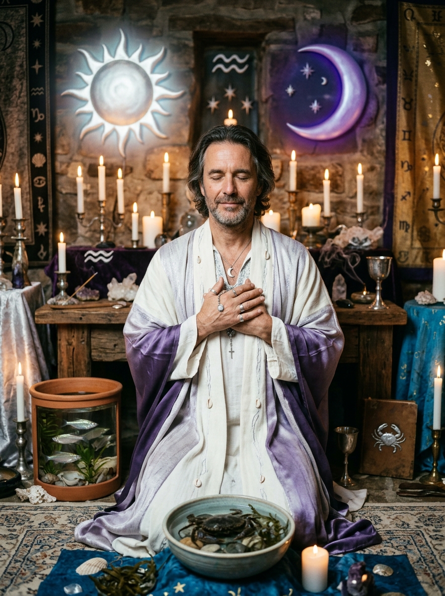 Sun in Cancer, Moon in Pisces: Portrait of the Oceanic Soul