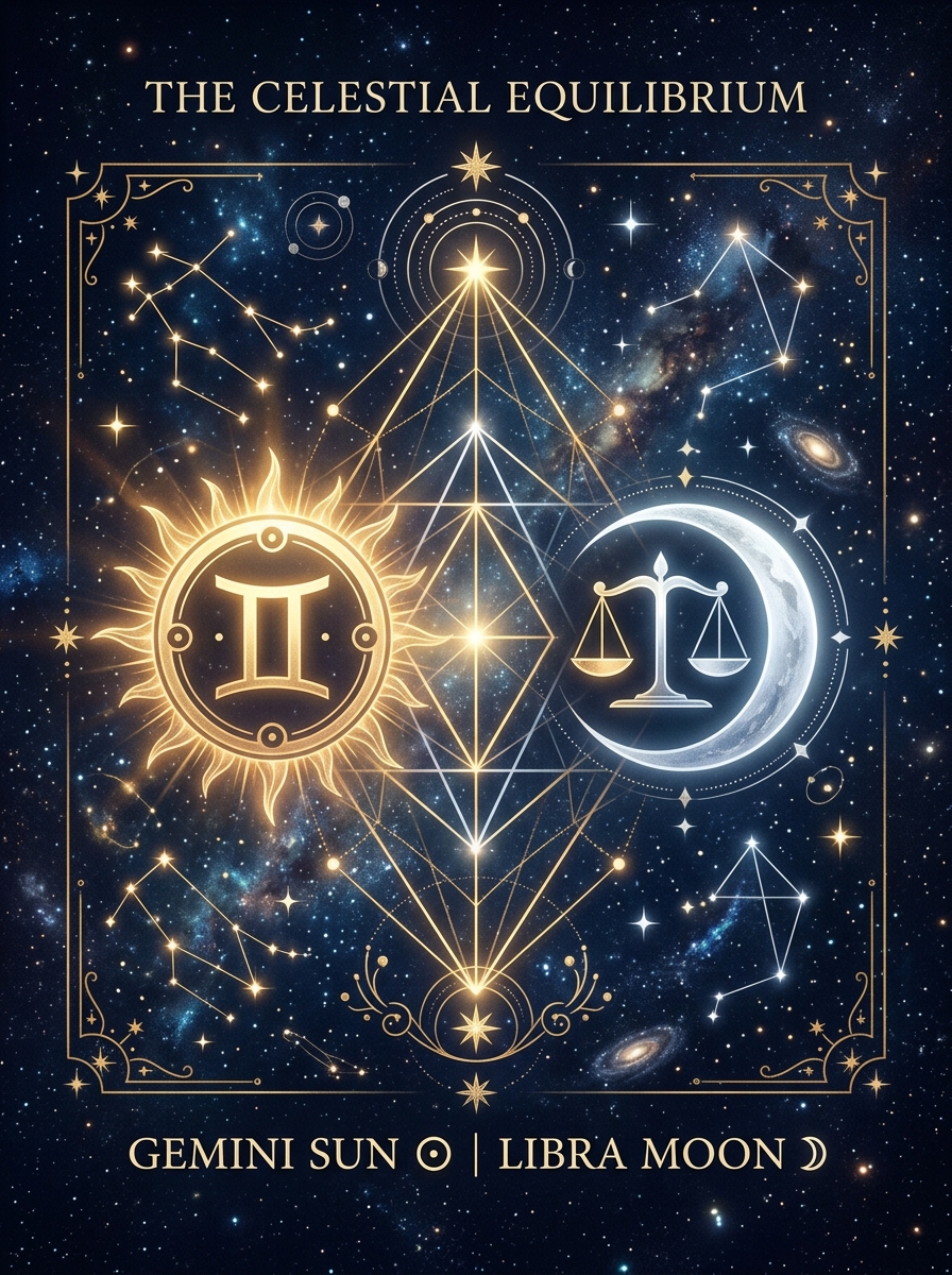 Sun in Gemini, Moon in Libra: The Harmonious Intellect and Mental Diplomat