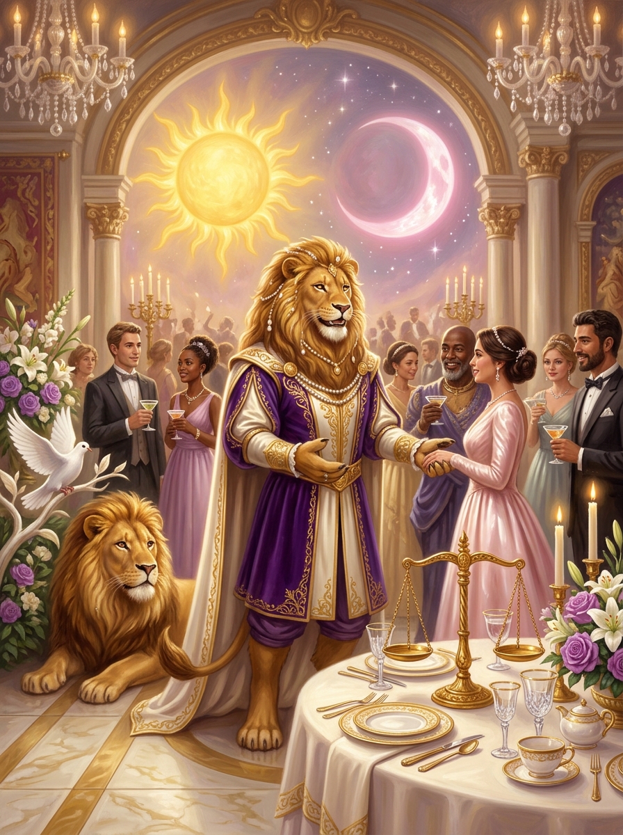 Sun in Leo, Moon in Libra: The Art of Radiant Harmony