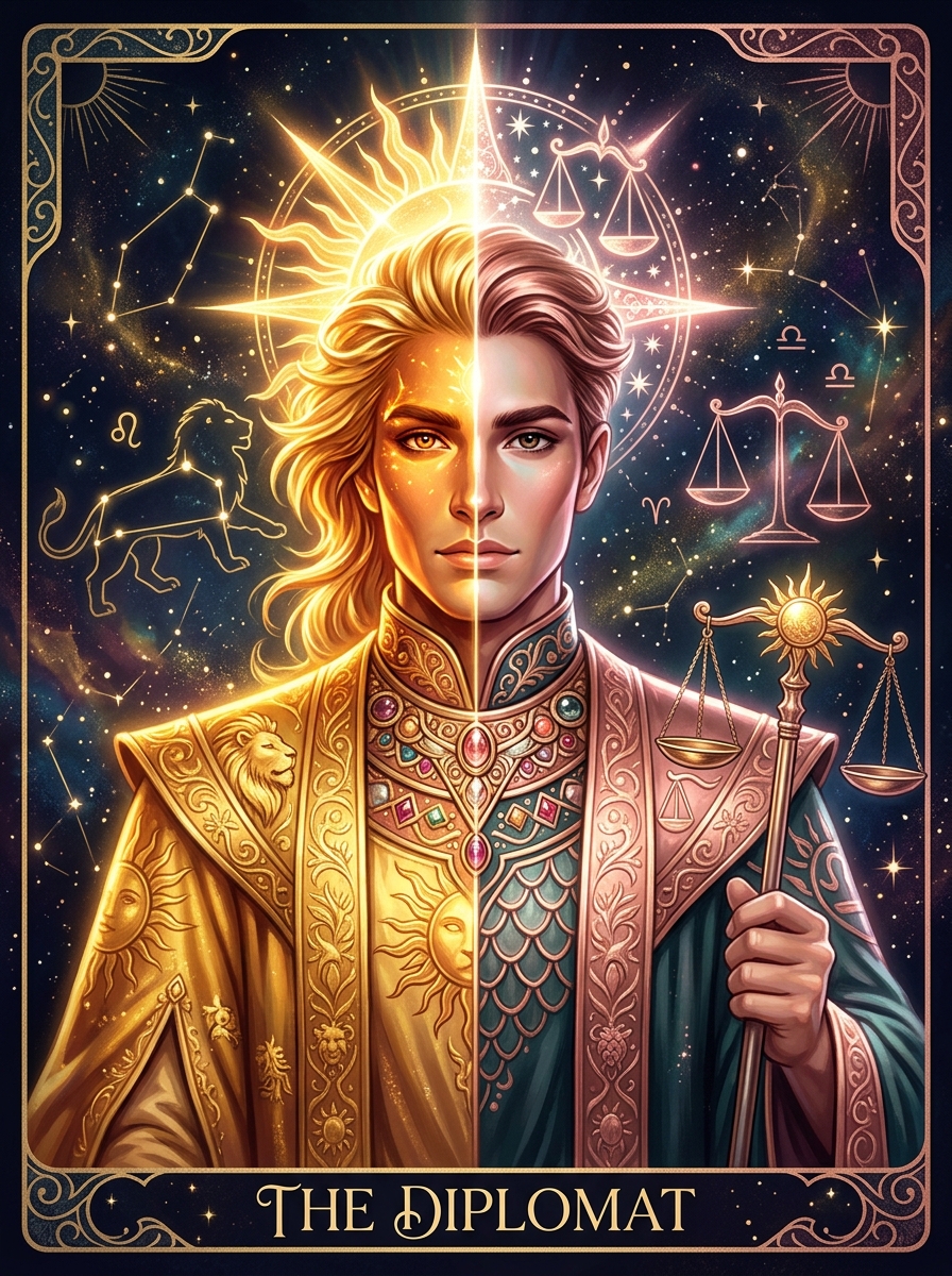 Sun in Leo, Rising in Libra: The Charming Diplomat