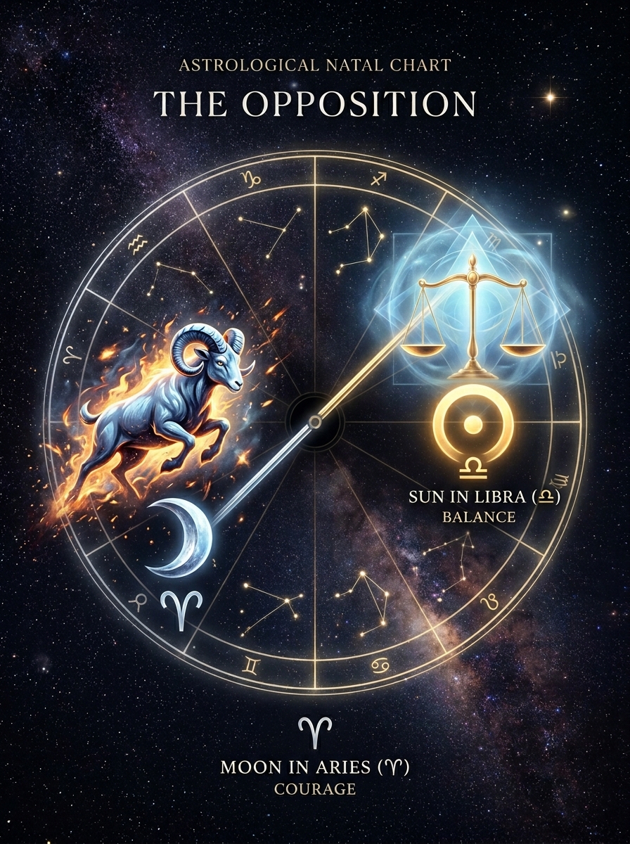 Sun in Libra, Moon in Aries: The Courageous Peacemaker