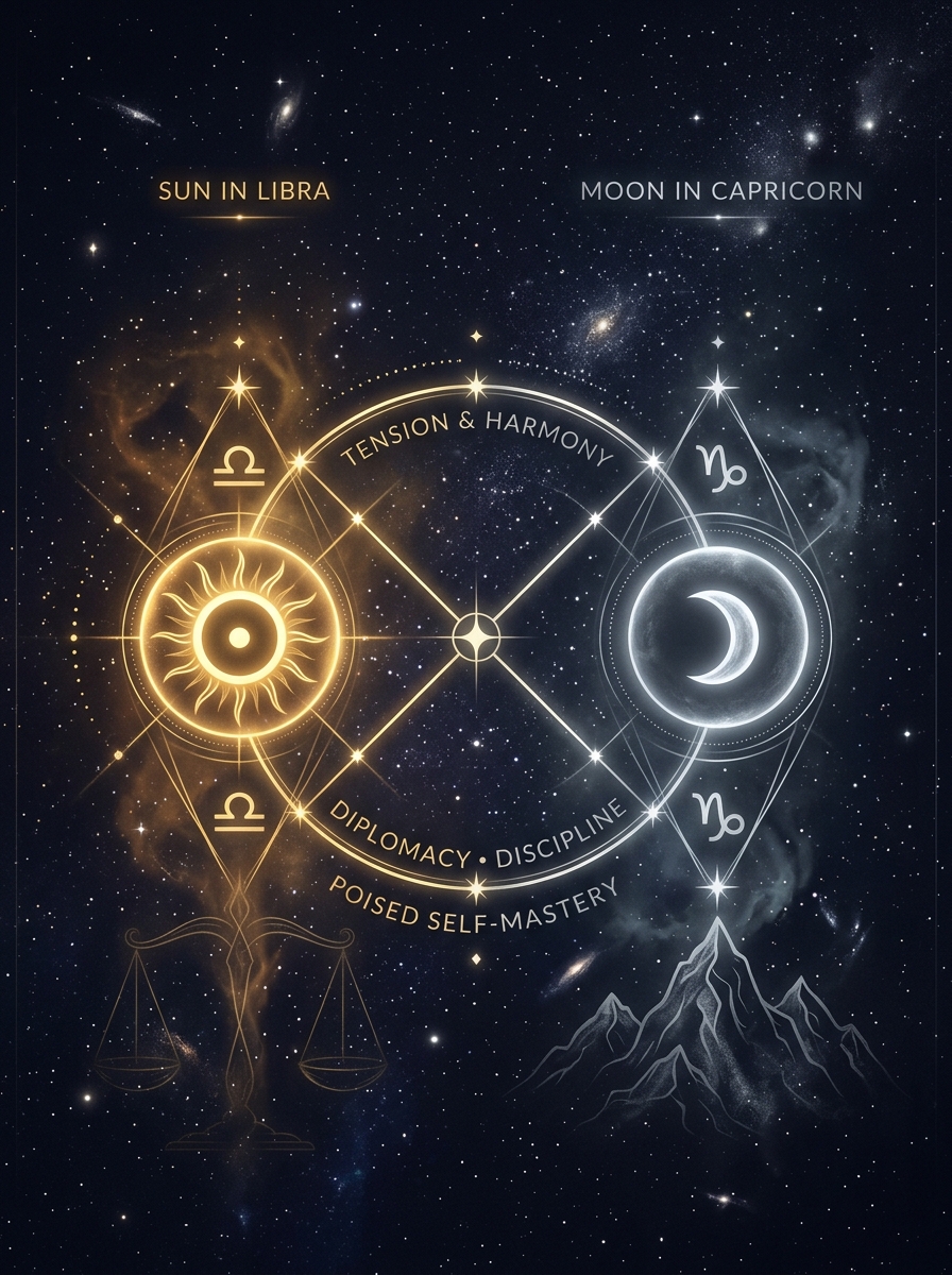 Sun in Libra, Moon in Capricorn: The Pragmatic Diplomat