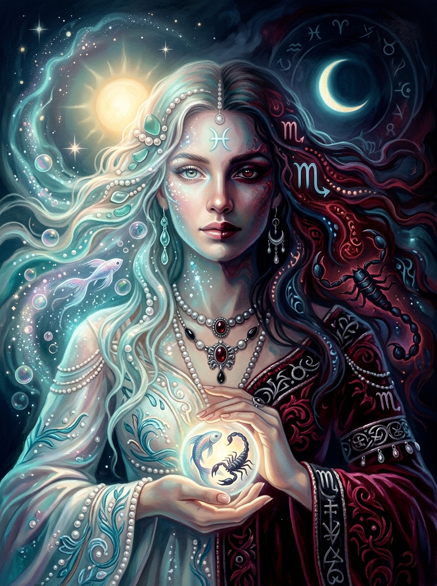 Sun in Pisces, Moon in Scorpio: The Alchemy of the Deep Mystic