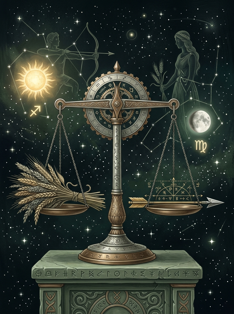 Sun in Sagittarius, Moon in Virgo: The Archetype of the Pragmatic Sage