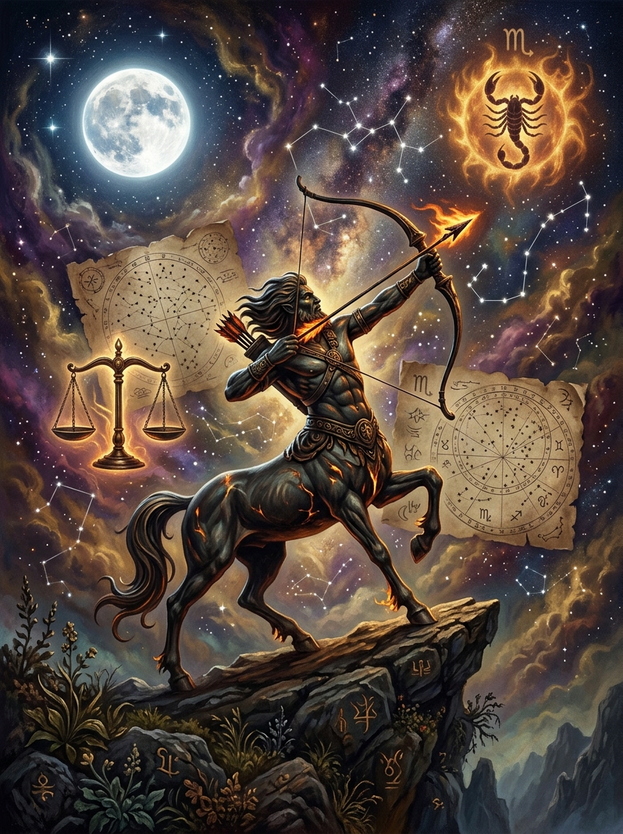 Sun in Scorpio, Moon in Sagittarius: The Mystic Seeker