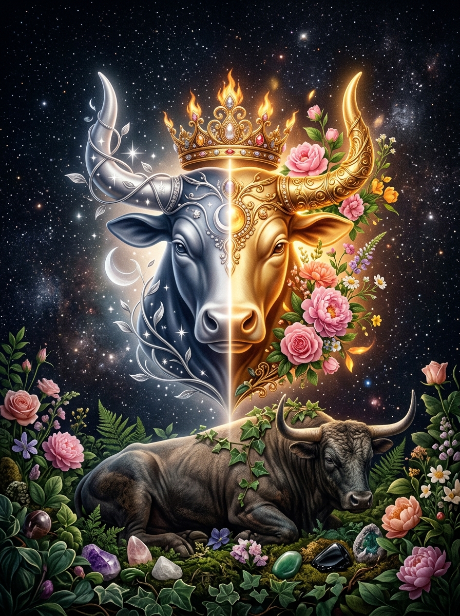 Sun in Taurus, Moon in Taurus: The Grounded Anchor of Venusian Sensuality