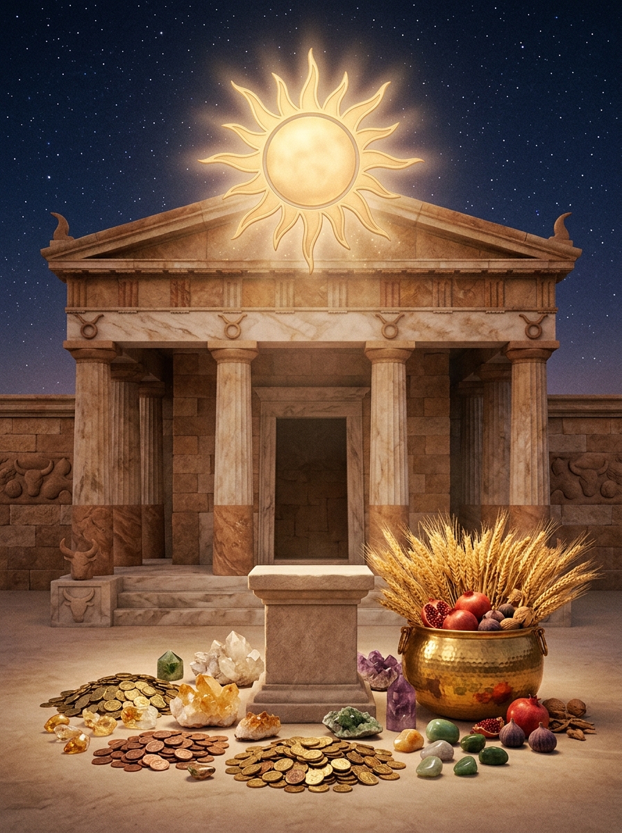 Sun in the Second House: Identity, Value, and the Art of Materialization