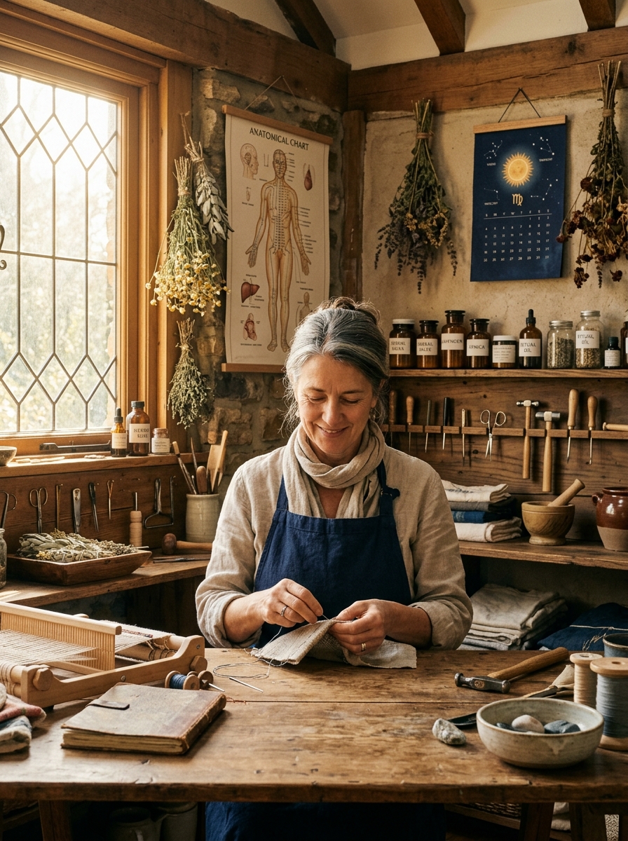 Sun in the Sixth House: The Sacred Path of Service, Craftsmanship, and Somatic Alignment
