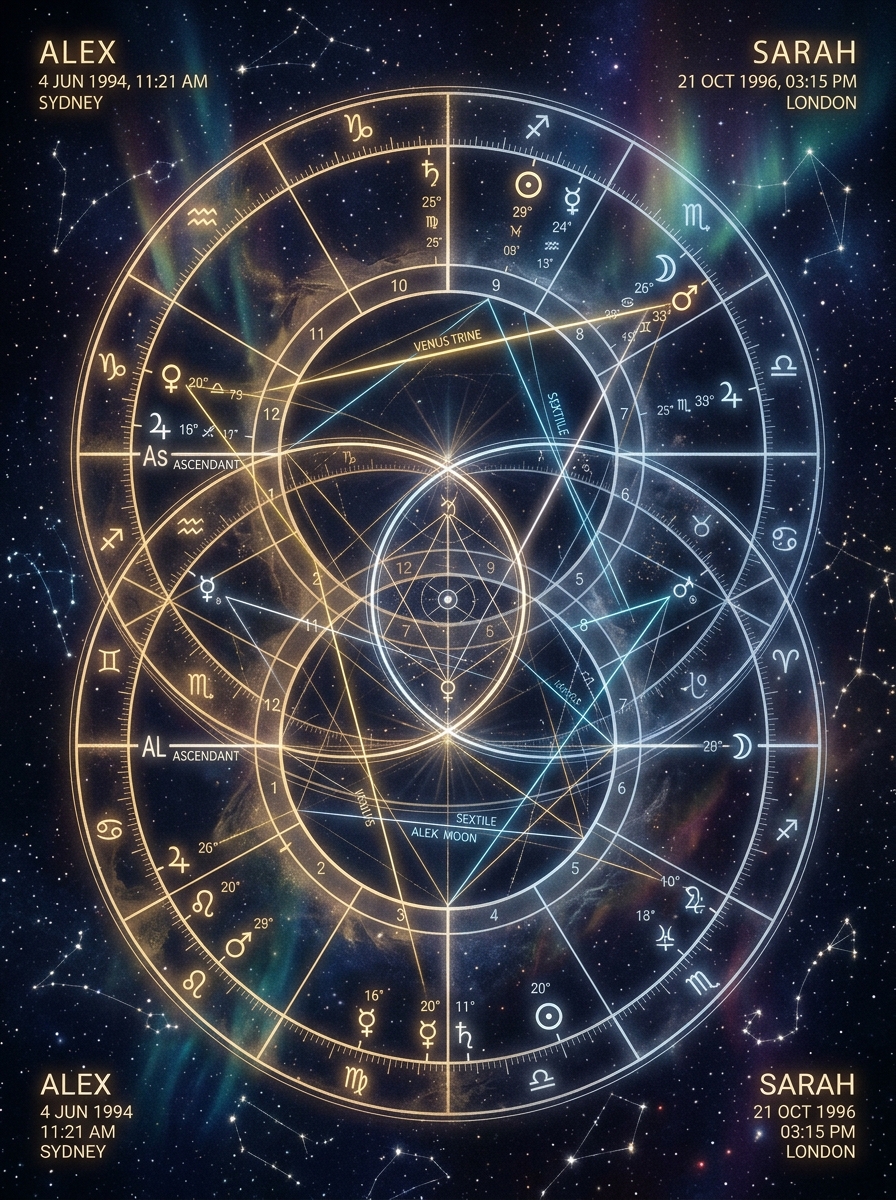 Synastry House Overlays: The Astrological Geography of Relational Resonance