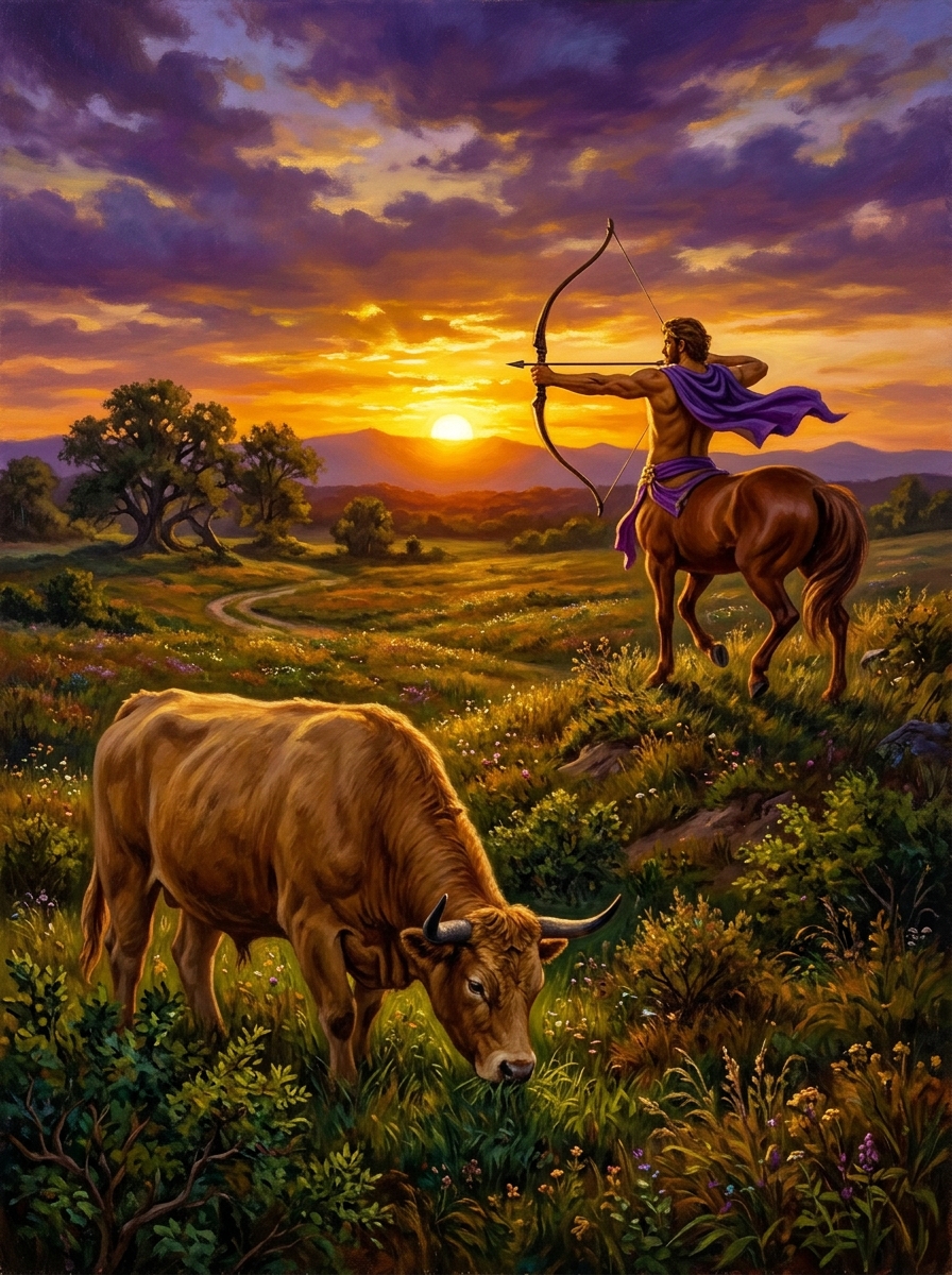 Taurus and Sagittarius Compatibility: Roots, Wings, and the Art of the Bridge