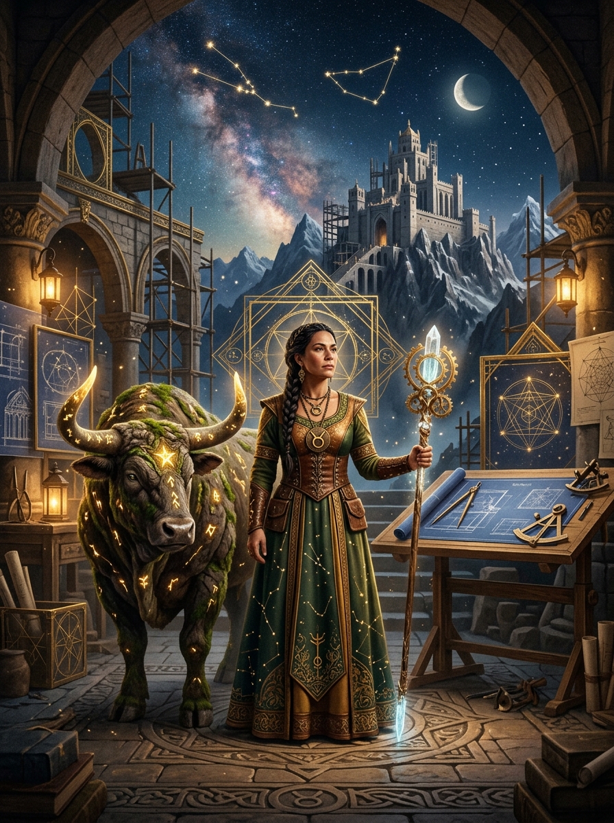 Taurus Sun Capricorn Rising: The Architect-Builder of the Zodiac