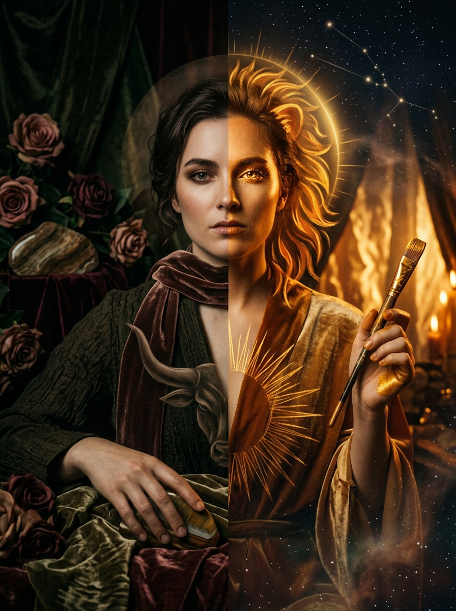 Taurus Sun, Leo Moon: The Psychology of the Sensual Artist