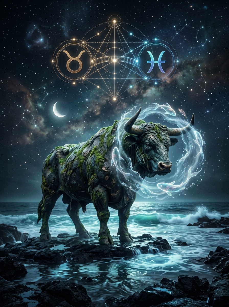 Taurus Sun, Pisces Rising: The Concrete Dreamer