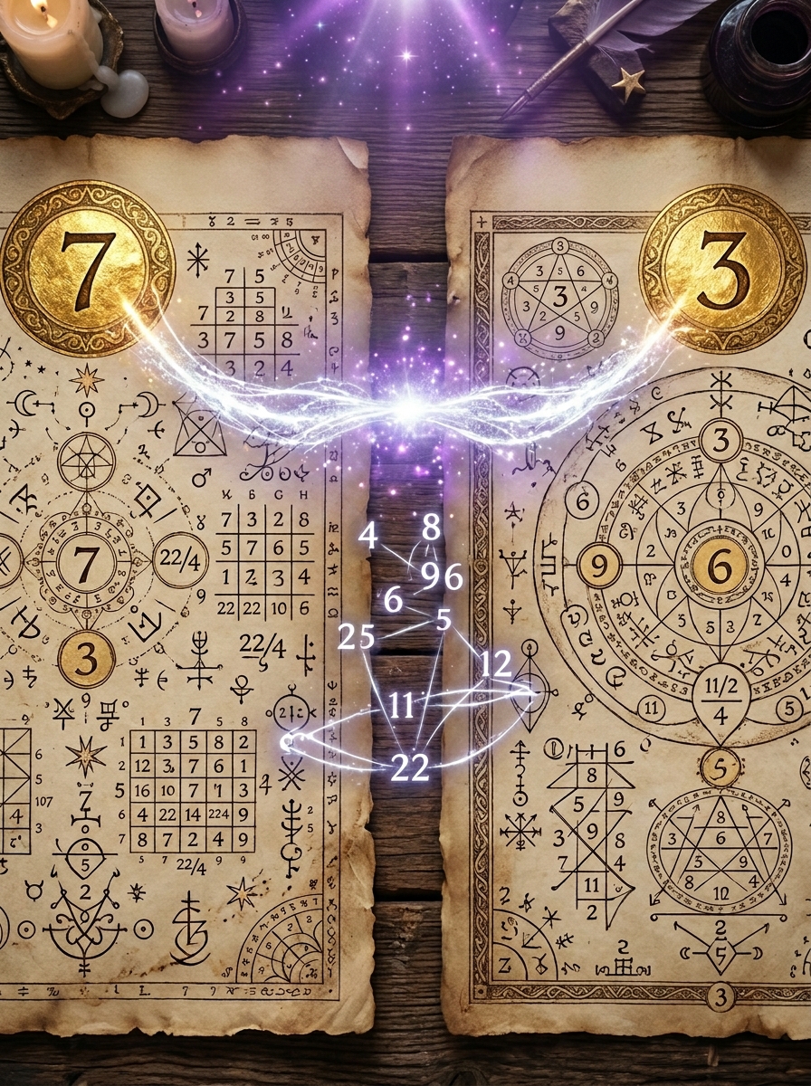 The Alchemy of Numbers: A Psychological and Spiritual Guide to Numerology Compatibility