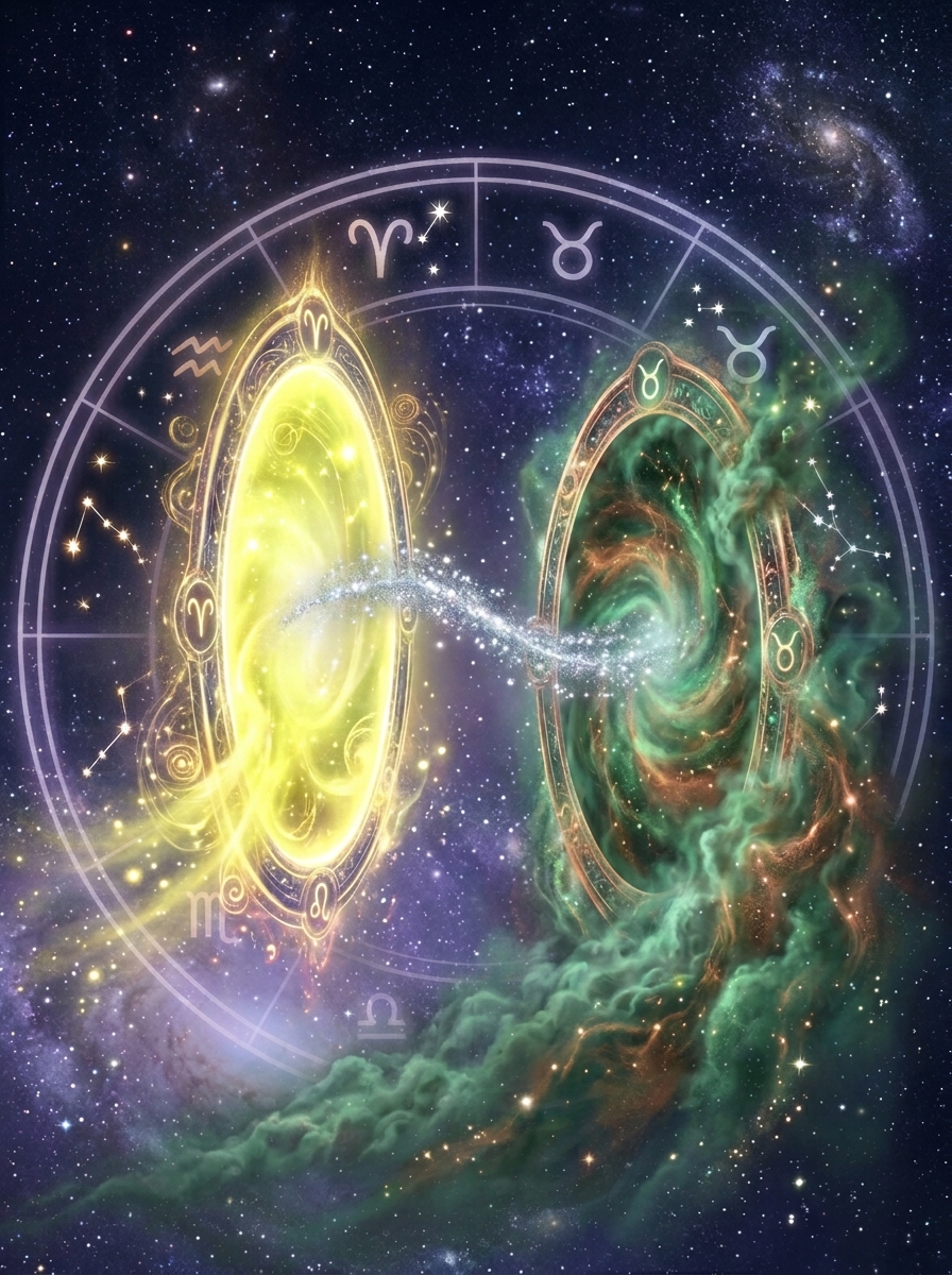 The Astrological Semi-Sextile Aspect: Meaning, Integration, and Evolution