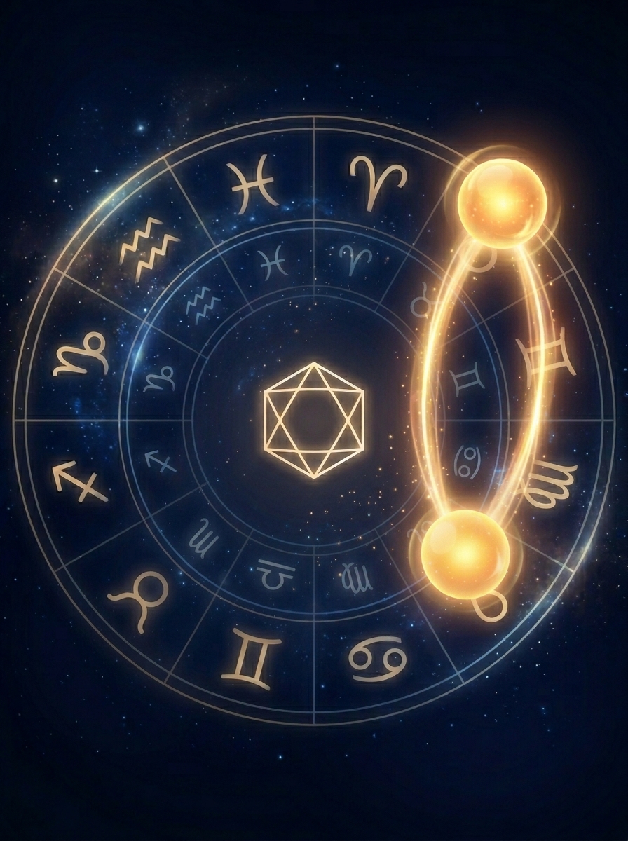 The Astrology of the Sextile Aspect: Sacred Geometry, Element Pairings, and Active Consciousness