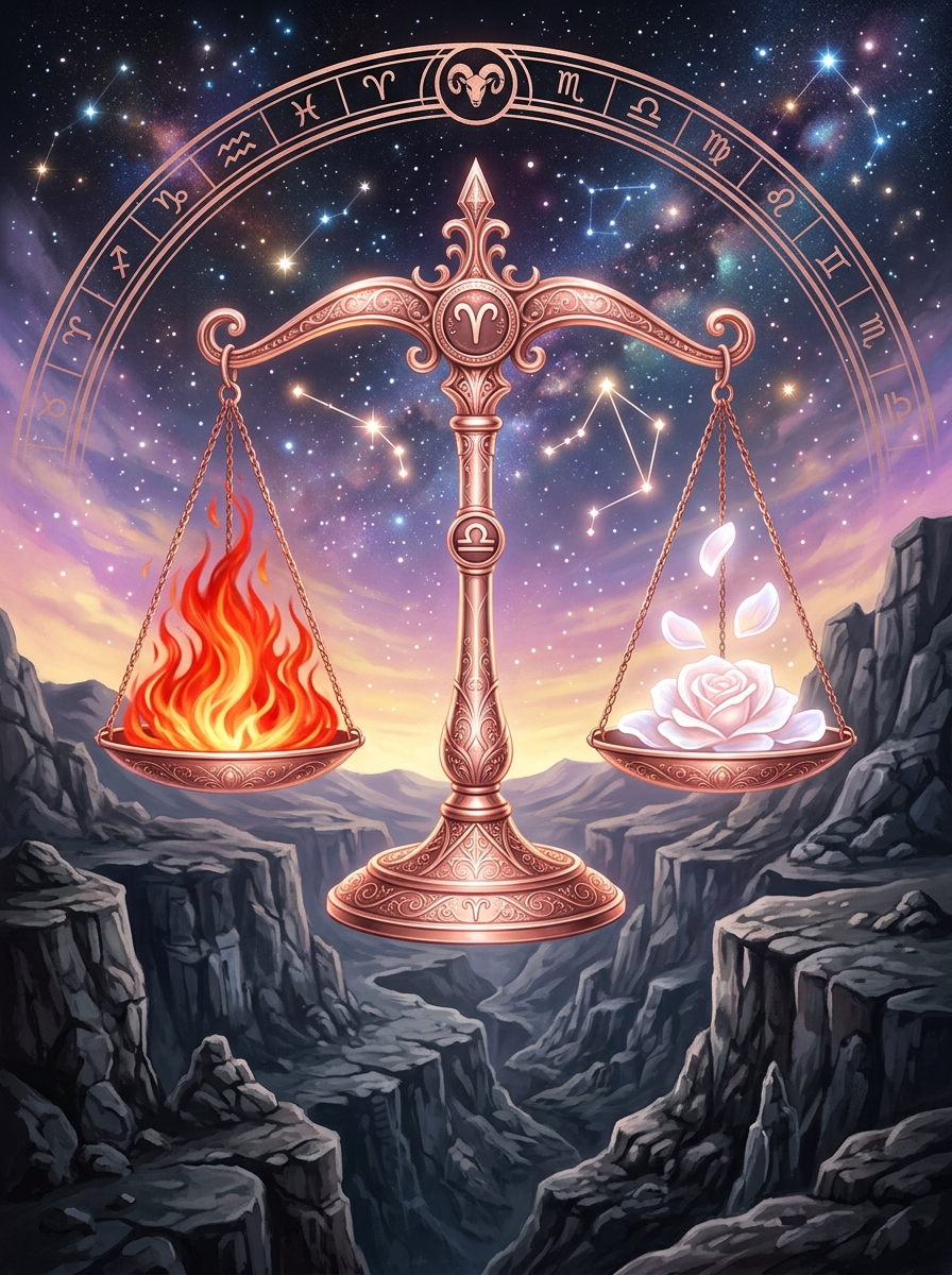 The Diplomatic Warrior: Libra Sun with Aries Rising