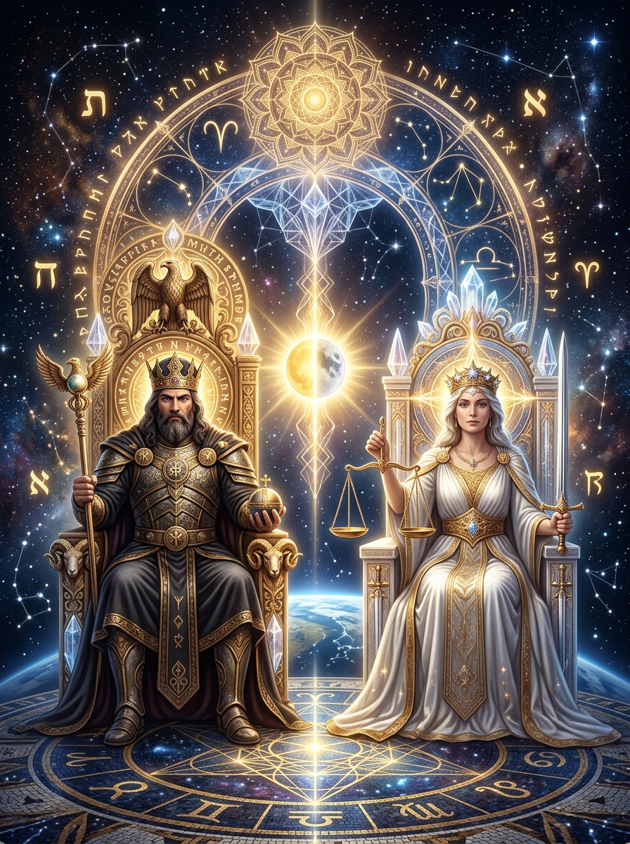 The Emperor and Justice Tarot Combination: Sovereignty Under Law