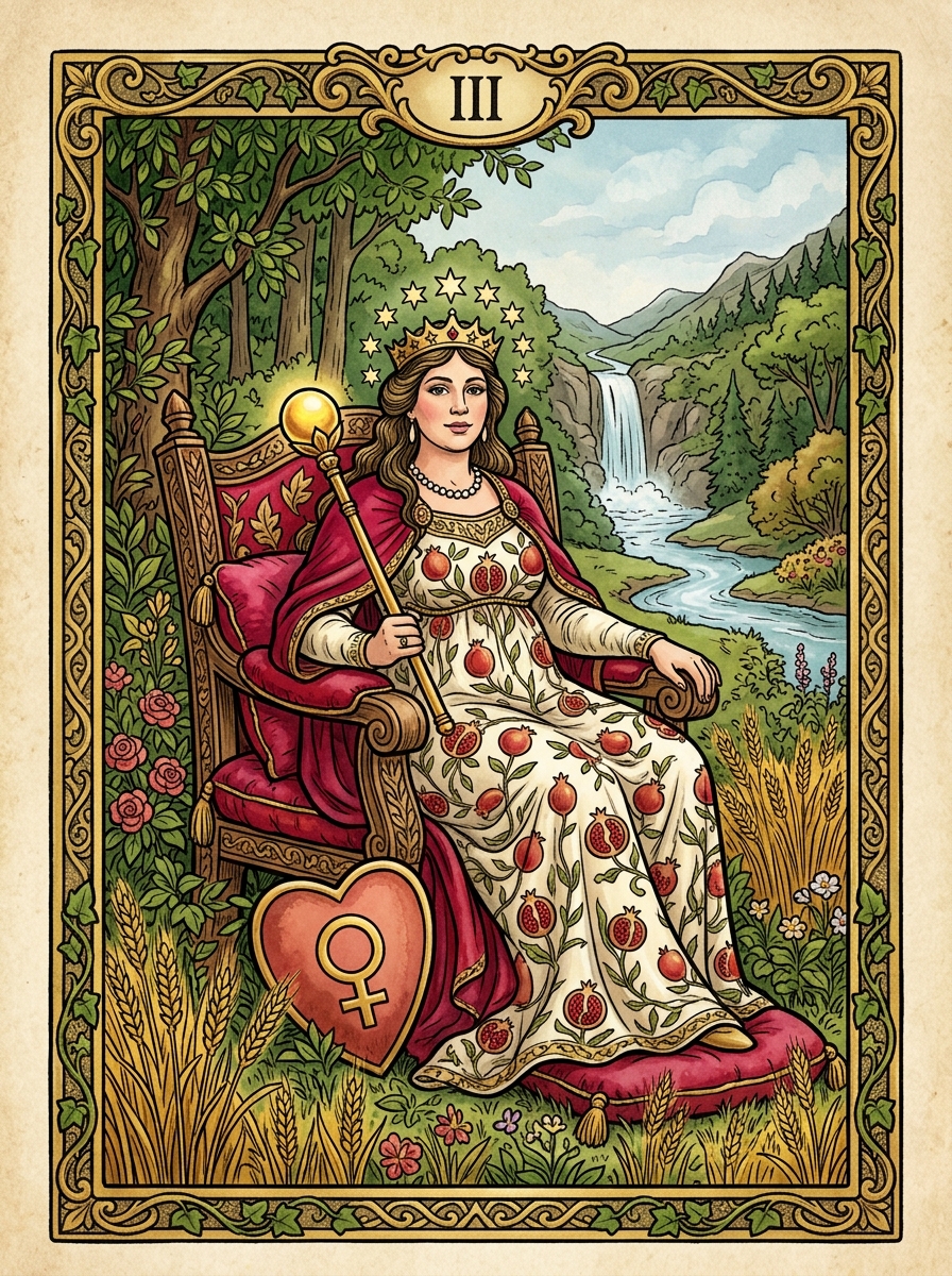 The Empress Tarot Card: Complete Guide to Abundance, Creativity, and the Great Mother