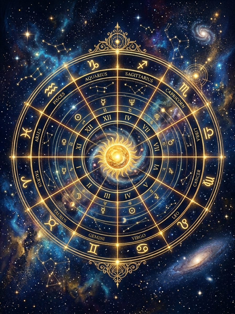The Geometry of the Heavens: A Complete Guide to Astrological House Systems