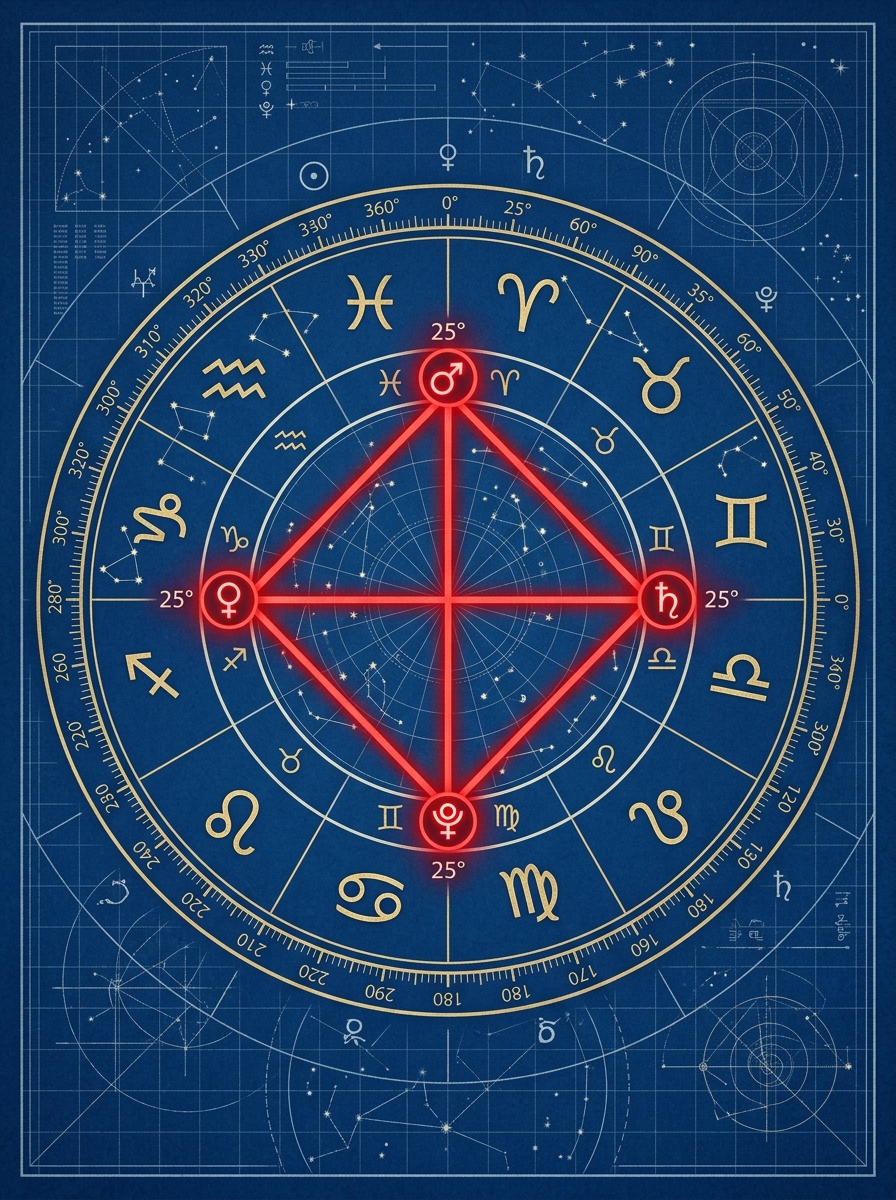 The Grand Cross in the Natal Chart: Integrating Astrological Tension and Power