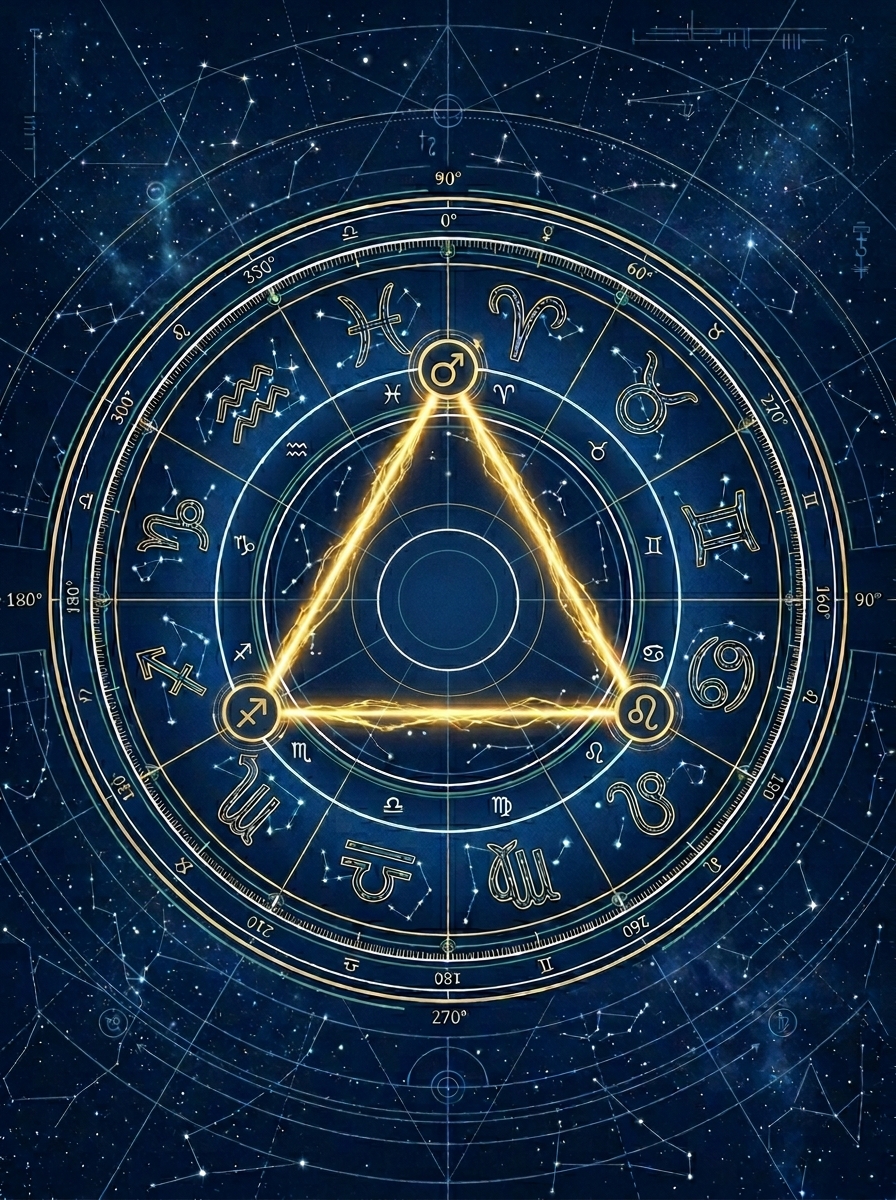 The Grand Trine: Navigating the Flow of Effortless Talent and Astrological Ease