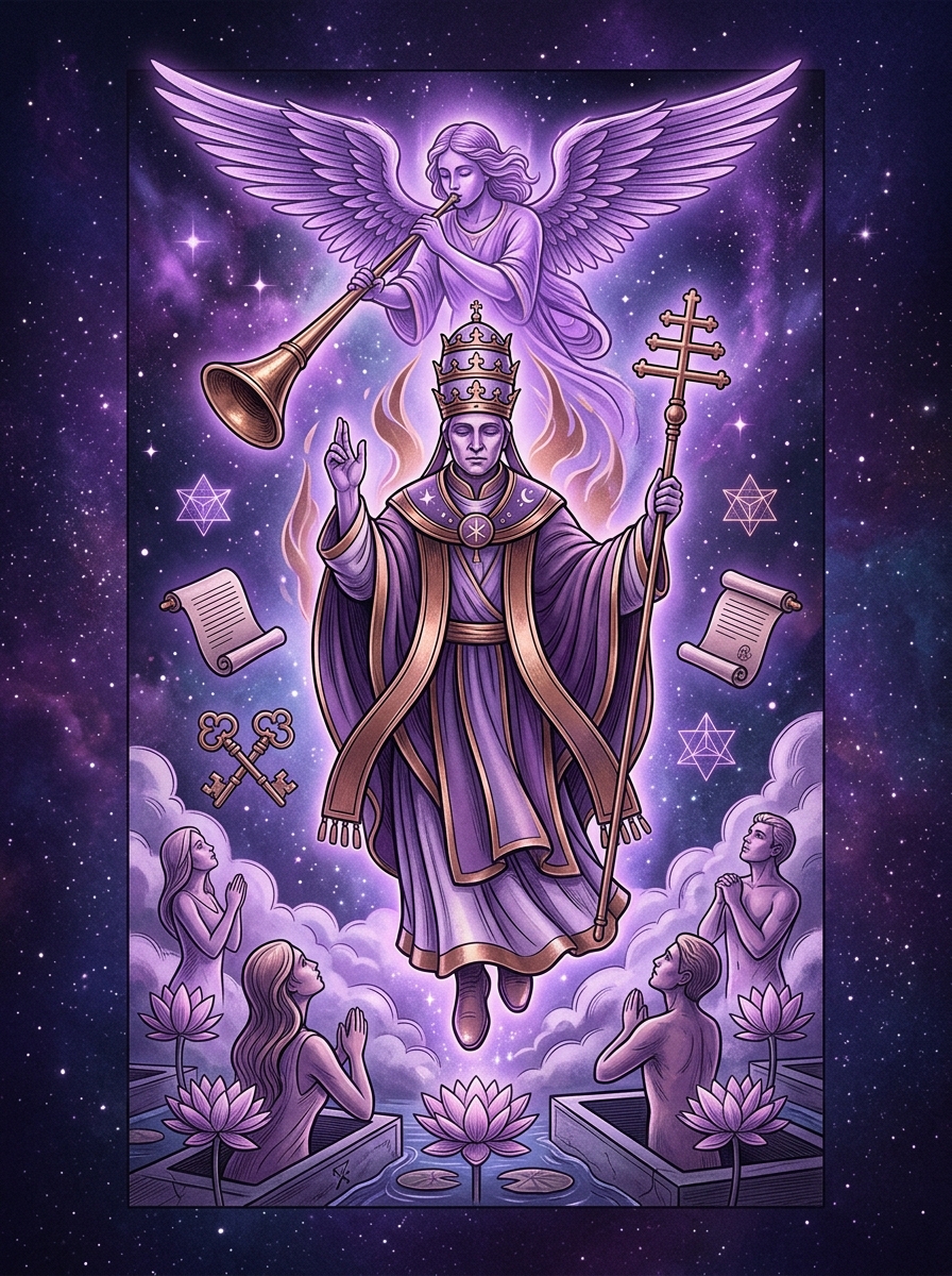 The Hierophant and Judgement: When Sacred Structure Meets the Call of Awakening