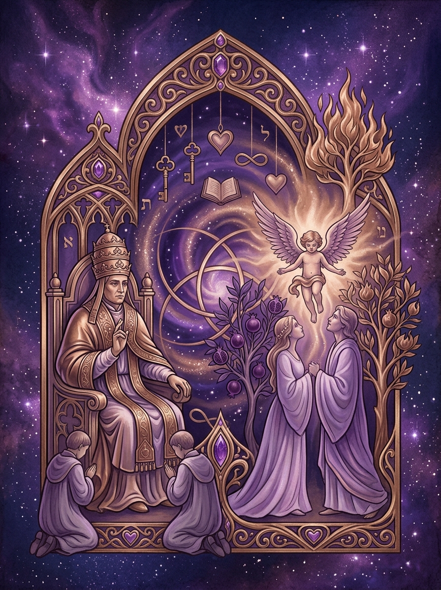 The Hierophant and The Lovers: When Tradition Meets the Crossroads of the Soul