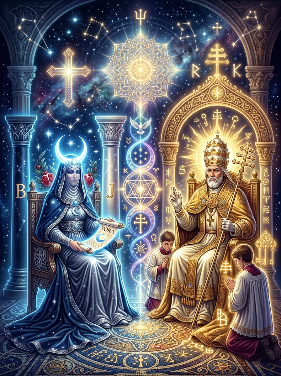 The High Priestess and The Hierophant: The Quiet Authority of Inner Truth and Outer Law