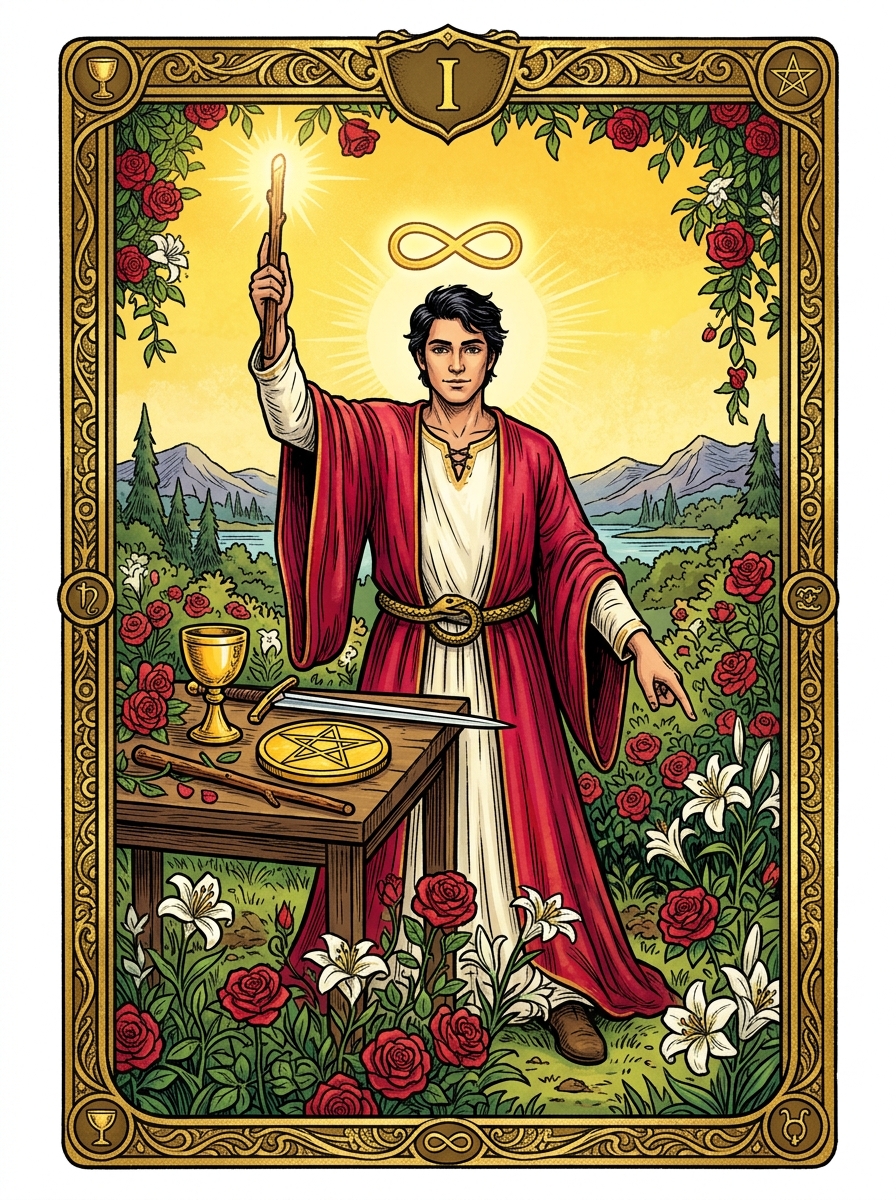 The Magician Tarot Card: Meaning, Symbolism, Love & Reversed
