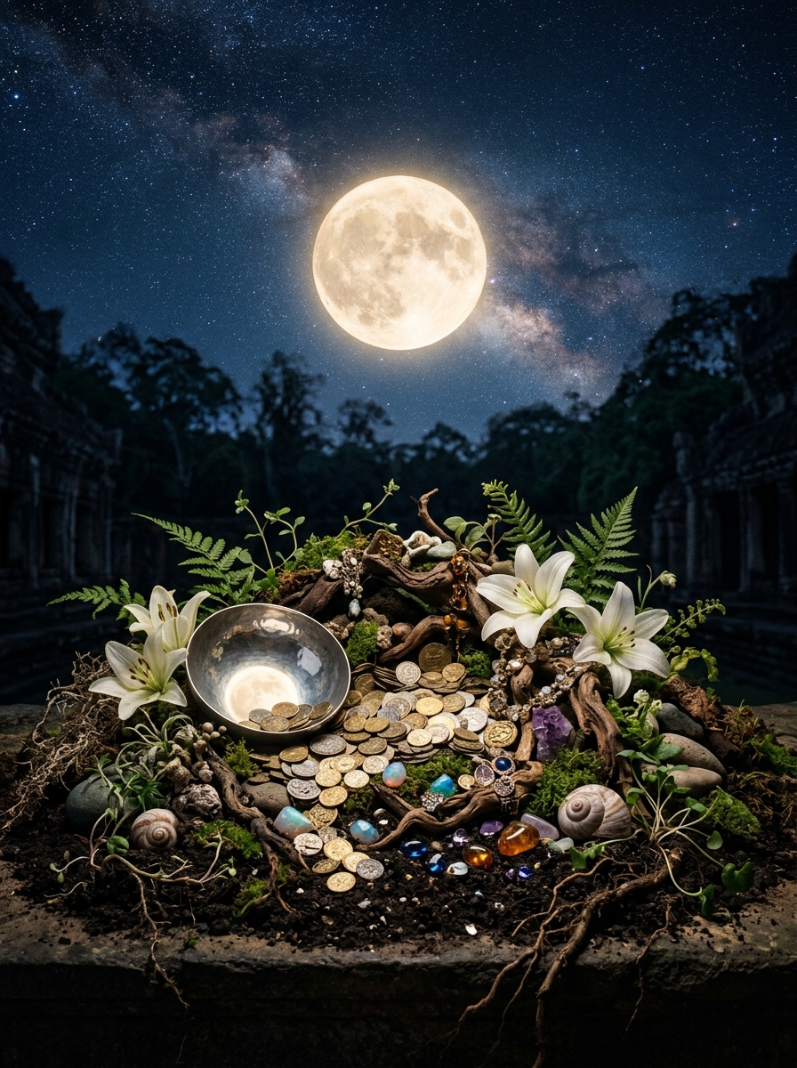 The Moon in the Second House: Emotional Security and the Material Foundation