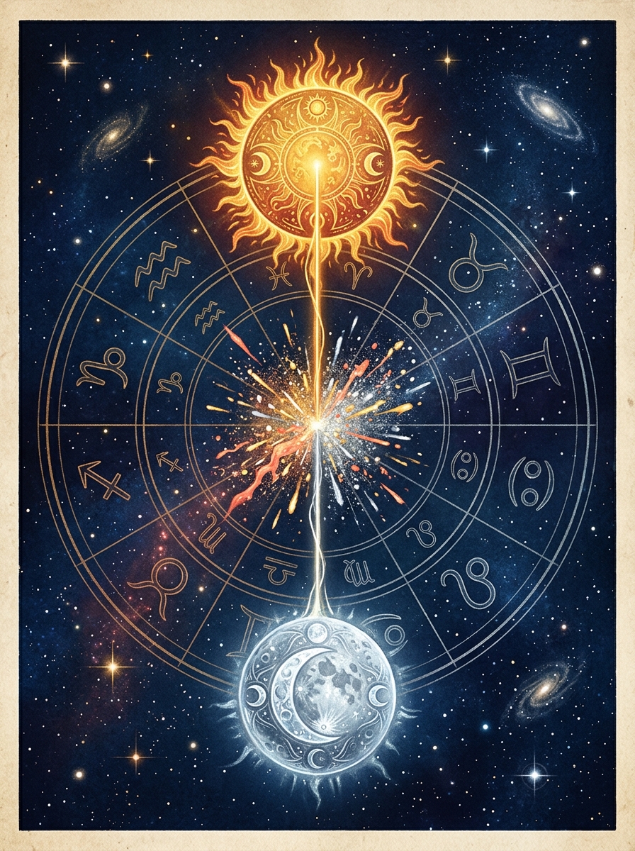 The Opposition Aspect in Astrology: The Mirror, the Shadow, and the Art of Integration