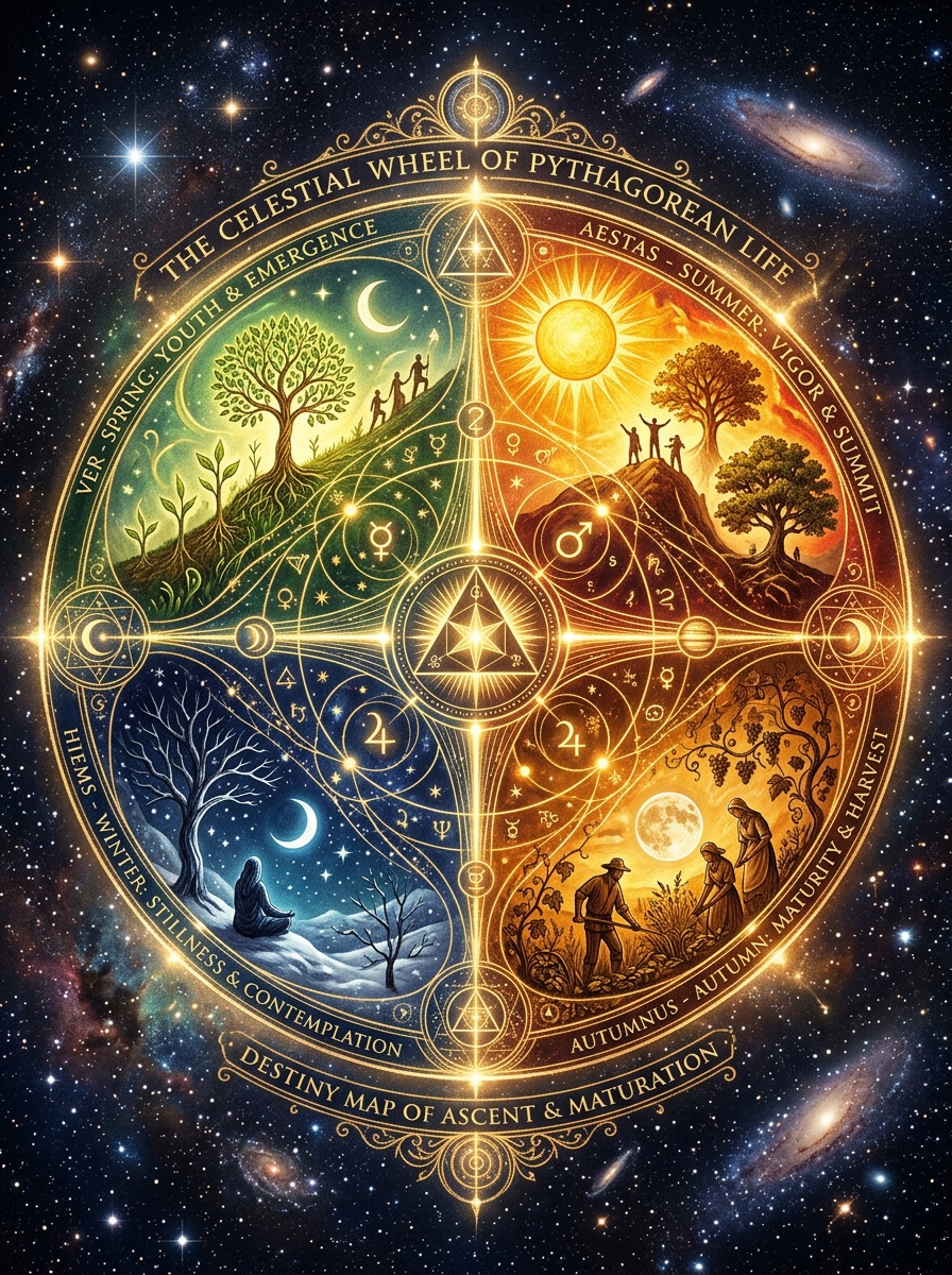 The Pinnacles of Life: Navigating the Four Great Seasons of Pythagorean Numerology