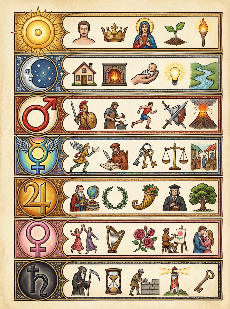 The Planetary Days of the Week: A Complete Guide to Astrological Weekdays