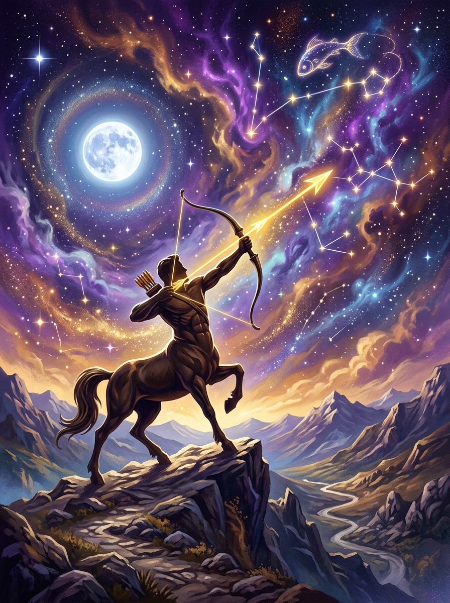 The Seeker of Infinities: Pisces Sun and Sagittarius Moon