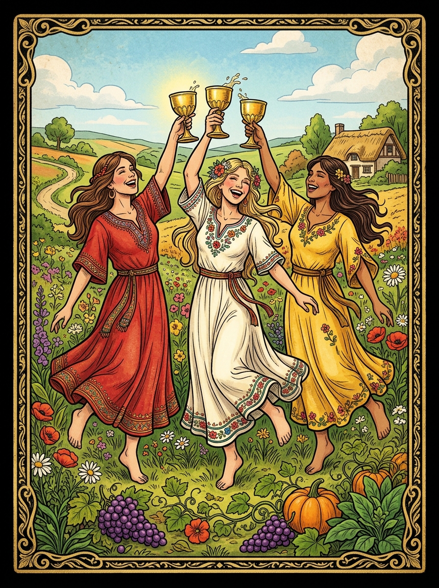 Three of Cups: Symbolism, Meanings, and Astrological Synergy