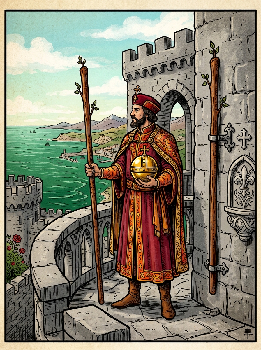 Two of Wands: The Archetype of Strategic Vision and the Threshold of Choice