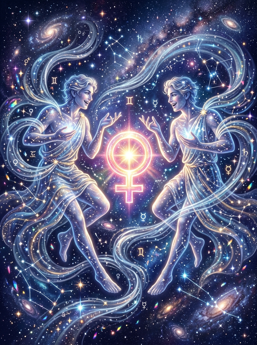 Venus in Gemini: The Mercurial Heart and the Art of Intellectual Love