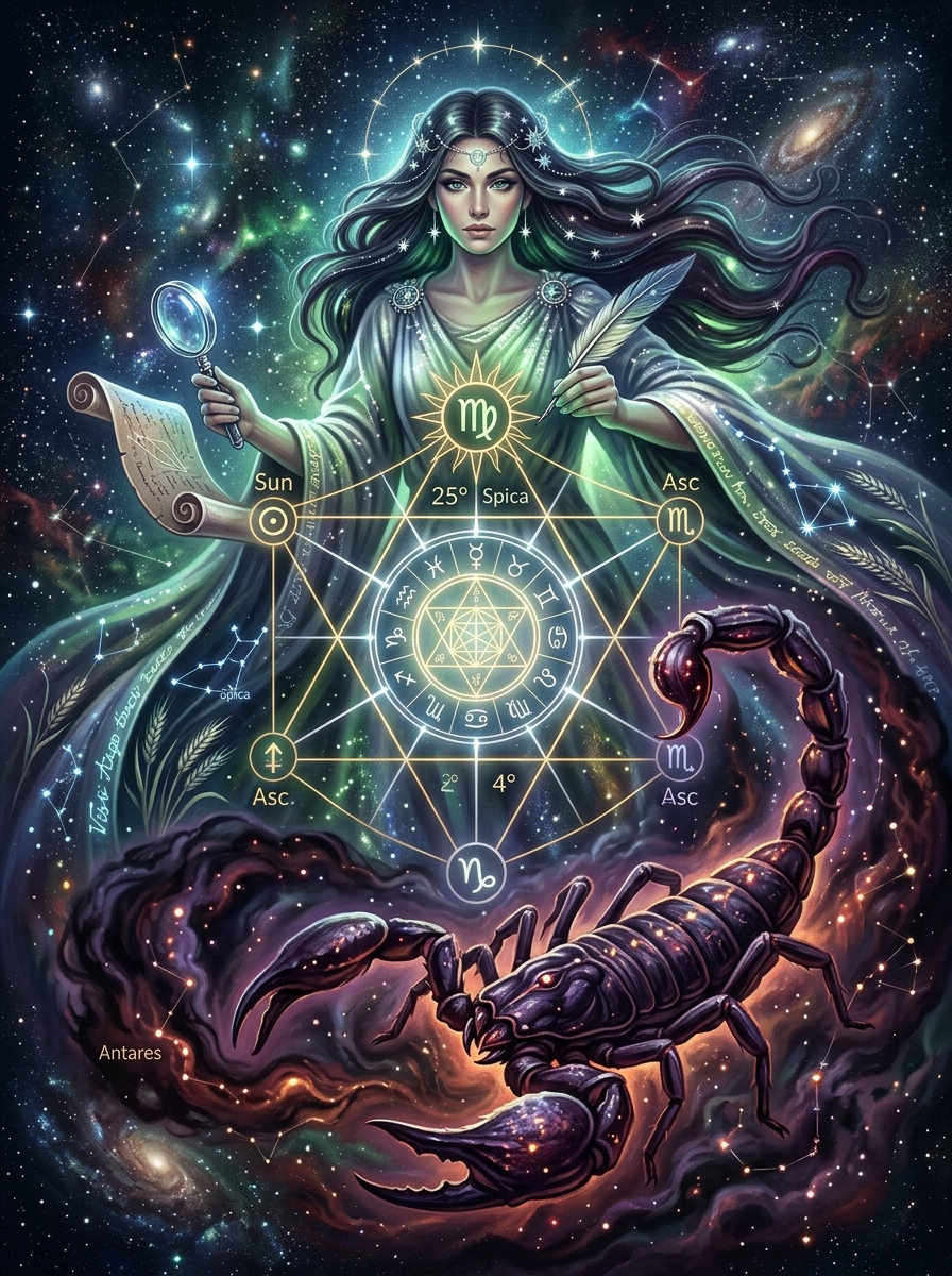 Virgo Sun Scorpio Rising: The Tenacious Investigator